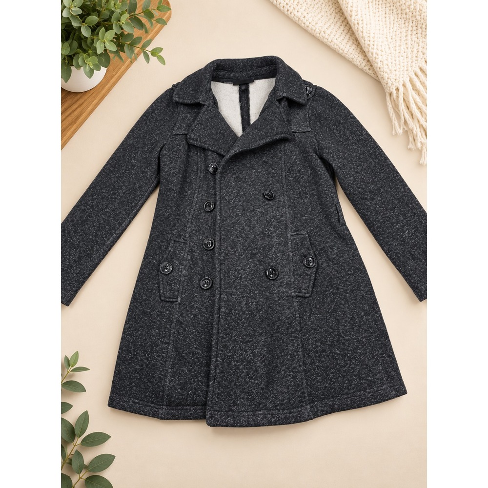 IZ Buyer Women's Wool Overcoat Black Size Small